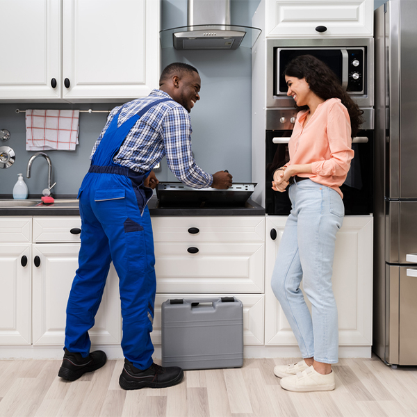 what kind of warranty do you offer on your cooktop repair services in Fiatt